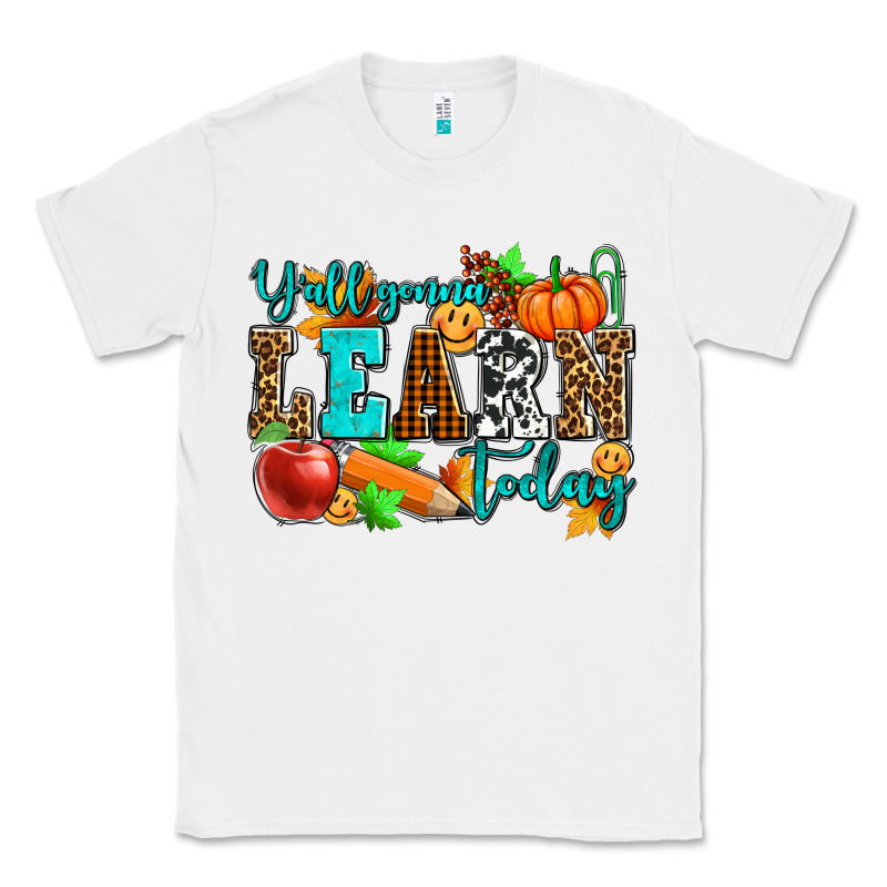 Y'all Gonna Learn Today Pumpkin And Pen Classic Tee by AdoDesignShop | Teevron