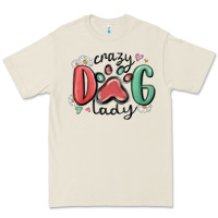 Bone crazy dog lady Premium Tee - MaliasSmallBusiness