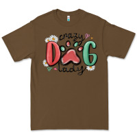 Cacao crazy dog lady Premium Tee - MaliasSmallBusiness