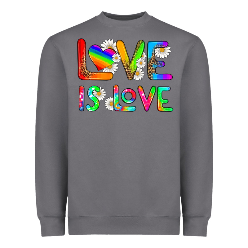 Love Is Love Heavyweight Sweatshirt by HRA Design Shop | Teevron