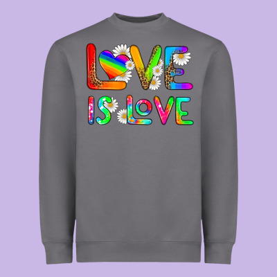 Love Is Love Heavyweight Sweatshirt Designed By Hra Design Shop