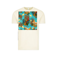Vintage Arctic poultry animals seamless pattern Vintage Tee - HRA Design Shop