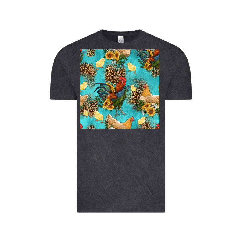 Poultry Animals Seamless Pattern Vintage Tee by HRA Design Shop | Teevron