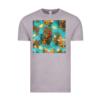 Vintage Zinc poultry animals seamless pattern Vintage Tee - HRA Design Shop