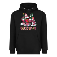 Black pink merry christmas Heavyweight Hoodie - MaliasSmallBusiness