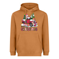 Meerkat pink merry christmas Heavyweight Hoodie - MaliasSmallBusiness