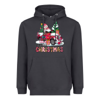 Smoke pink merry christmas Heavyweight Hoodie - MaliasSmallBusiness