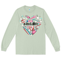 Matcha dental life element heart Long Sleeve Tee - AdoDesignShop
