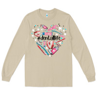Mushroom dental life element heart Long Sleeve Tee - AdoDesignShop