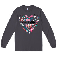 Smoke dental life element heart Long Sleeve Tee - AdoDesignShop