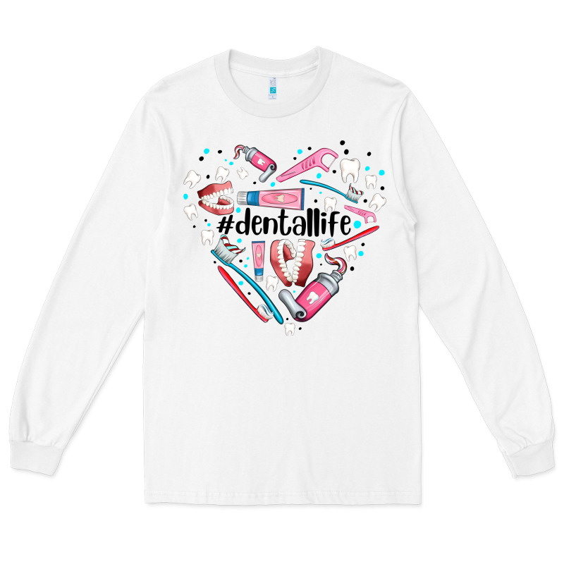 Dental Life Element Heart Long Sleeve Tee by AdoDesignShop | Teevron