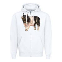Hampshire Pig Zipper Hoodie | Teevron