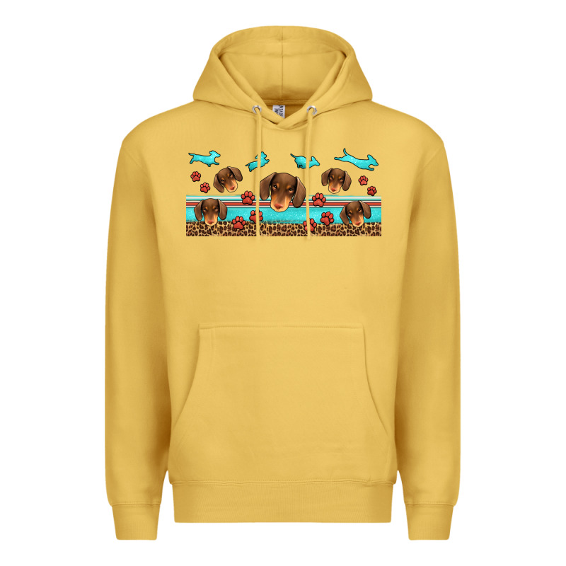 Dachshund Wiener Dog Premium Hoodie by Jasminsmagicworld | Teevron