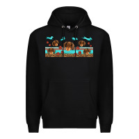 Black dachshund wiener dog Premium Hoodie - Jasminsmagicworld