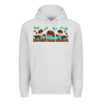 Dove Grey dachshund wiener dog Premium Hoodie - Jasminsmagicworld