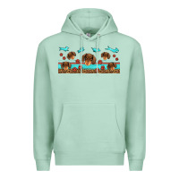 Seafoam dachshund wiener dog Premium Hoodie - Jasminsmagicworld