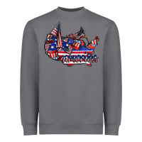 Storm america Heavyweight Sweatshirt - CowhideDigitalArt