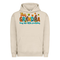 Pigment French Oak customized this grandma loves her little pumpkins Urban Hoodie - texasbilliewilder
