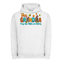 Pigment Lunar Rock customized this grandma loves her little pumpkins Urban Hoodie - texasbilliewilder