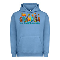 Pigment Pebble Blue customized this grandma loves her little pumpkins Urban Hoodie - texasbilliewilder