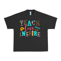 Pigment Black teach love inspire Urban Heavy Tee - AdoDesignShop