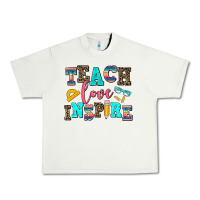 Pistachio teach love inspire Urban Heavy Tee - AdoDesignShop