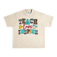 Sandshell teach love inspire Urban Heavy Tee - AdoDesignShop
