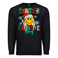 Black santas favorite boy Premium Sweatshirt - MaliasSmallBusiness