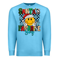 Ocean Blue santas favorite boy Premium Sweatshirt - MaliasSmallBusiness