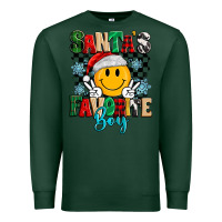 Sports Green santas favorite boy Premium Sweatshirt - MaliasSmallBusiness