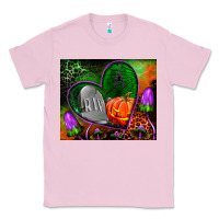 Bubblegum Pink halloween heart mouse pad Classic Tee - BundleAndBundleShop