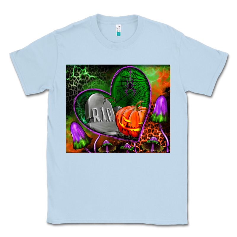 Halloween Heart Mouse Pad Classic Tee by BundleAndBundleShop | Teevron