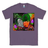 Lavender halloween heart mouse pad Classic Tee - BundleAndBundleShop