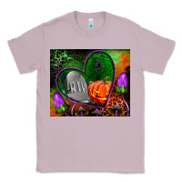 Lilac halloween heart mouse pad Classic Tee - BundleAndBundleShop