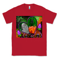 Red halloween heart mouse pad Classic Tee - BundleAndBundleShop