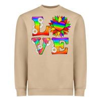 Mushroom love and sunflower Heavyweight Sweatshirt - HRA Design Shop