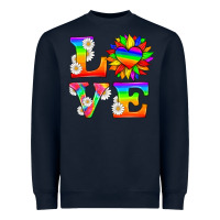 Love And Sunflower Heavyweight Sweatshirt | Teevron