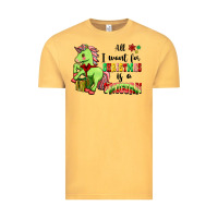 Vintage Mustard All I Want For Christmas Is A Unicorn Vintage Tee - FaDigitalArtStudio