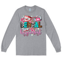 Heather Grey dental hygienist Long Sleeve Tee - AdoDesignShop