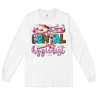 White dental hygienist Long Sleeve Tee - AdoDesignShop