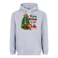 Heather Grey merry christmas y'all Heavyweight Hoodie - MaliasSmallBusiness