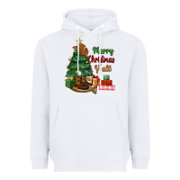White merry christmas y'all Heavyweight Hoodie - MaliasSmallBusiness