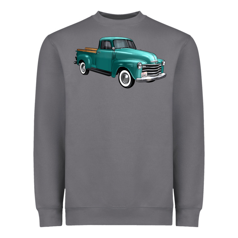 Western Truck Right 34 View Heavyweight Sweatshirt by FaDigitalArtStudio | Teevron