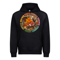 Boots Flannels Bonfires Leggins Football Urban Hoodie | Teevron