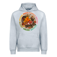 Heather Grey Boots flannels bonfires leggins football Urban Hoodie - NancyCooperArtShop