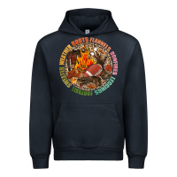 Navy Boots flannels bonfires leggins football Urban Hoodie - NancyCooperArtShop