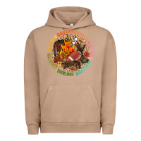 Pigment Burro Boots flannels bonfires leggins football Urban Hoodie - NancyCooperArtShop
