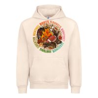Sandshell Boots flannels bonfires leggins football Urban Hoodie - NancyCooperArtShop
