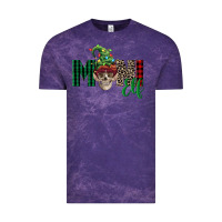 Cloud Purple Boy Mini Elf Skull Vintage Tee - FaDigitalArtStudio