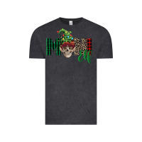Vintage Black Boy Mini Elf Skull Vintage Tee - FaDigitalArtStudio